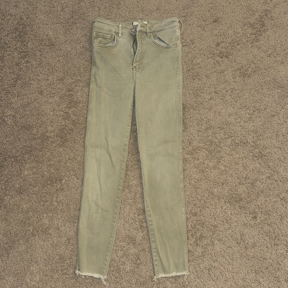 Twenty-Seven Olive Green Skinny Jeans